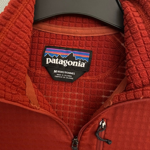 Patagonia Polar Tec Thermal Pro Men’s Fleece Orange Size Medium - Picture 2 of 5